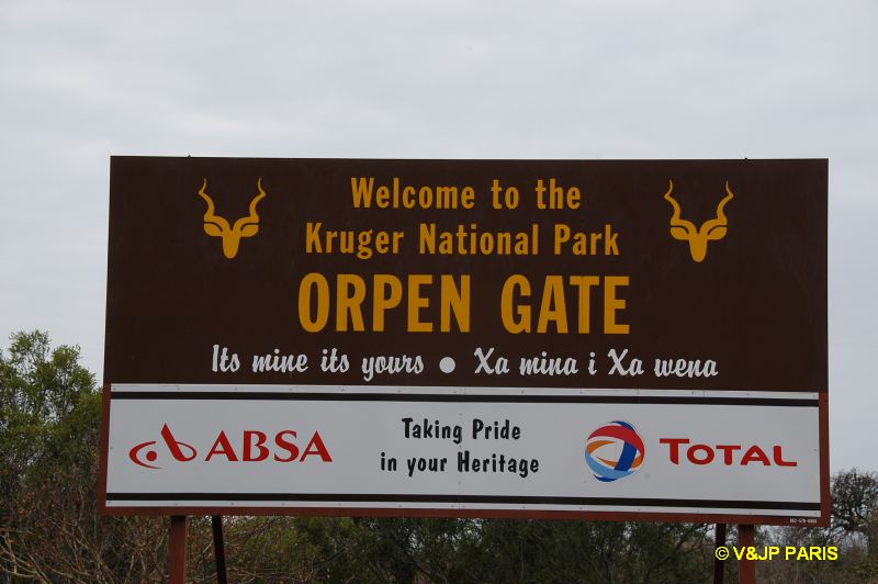 Kruger : Route de Orpen Gate à Skukuza